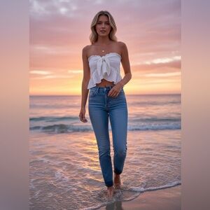 Promesa Crop Tie Top